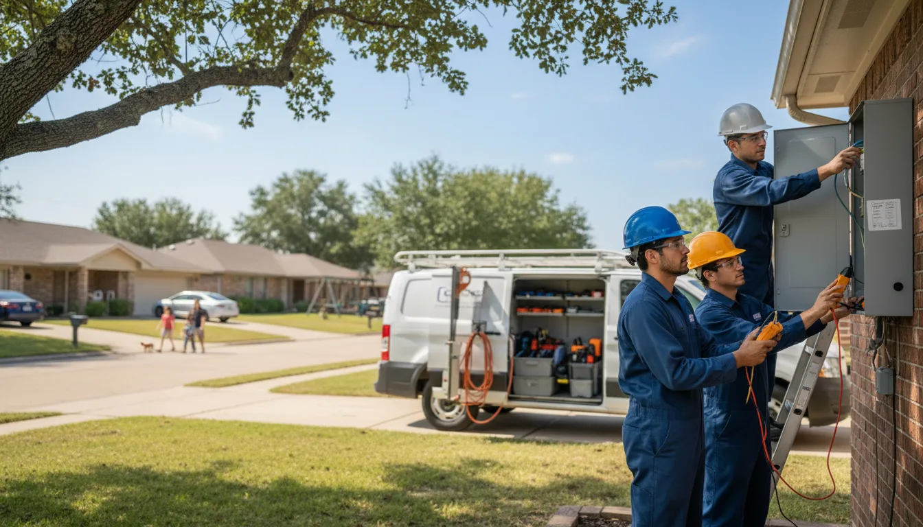 Certified electrician providing emergency electrical services in Brethren, MI